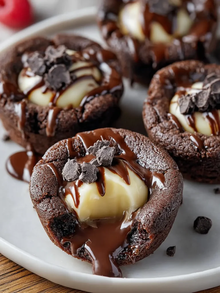 Chocolate Fudge Cookie Cups First Image
