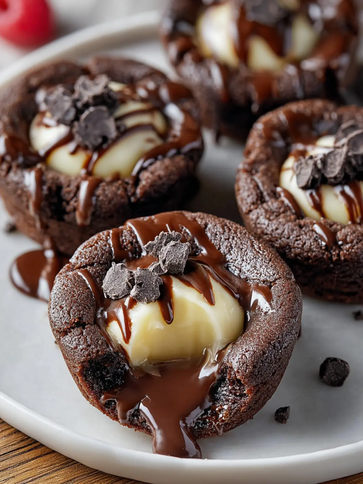 Chocolate Fudge Cookie Cups First Image