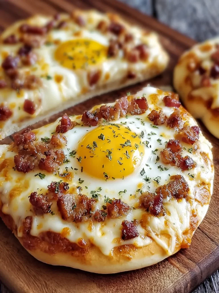 Hearty Breakfast Egg Pizza First Image