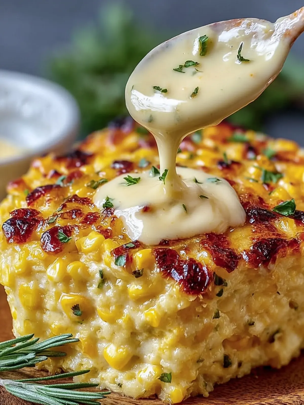 Creamy Cheesy Corn Casserole First Image