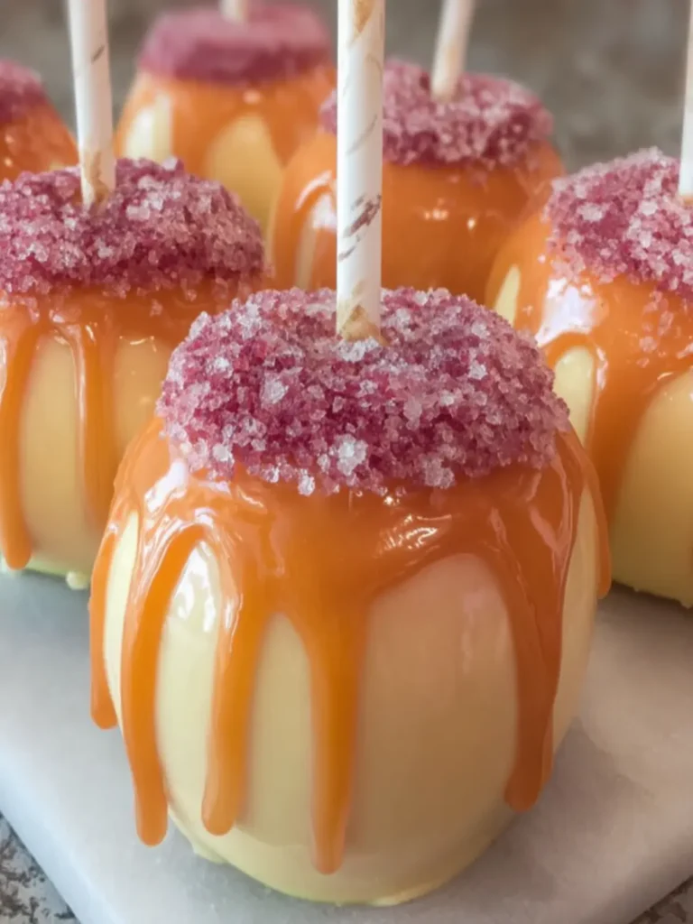 Halloween Themed Candy Apples First Image
