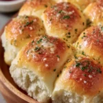 Garlic Butter Dinner Rolls Recipe First Image