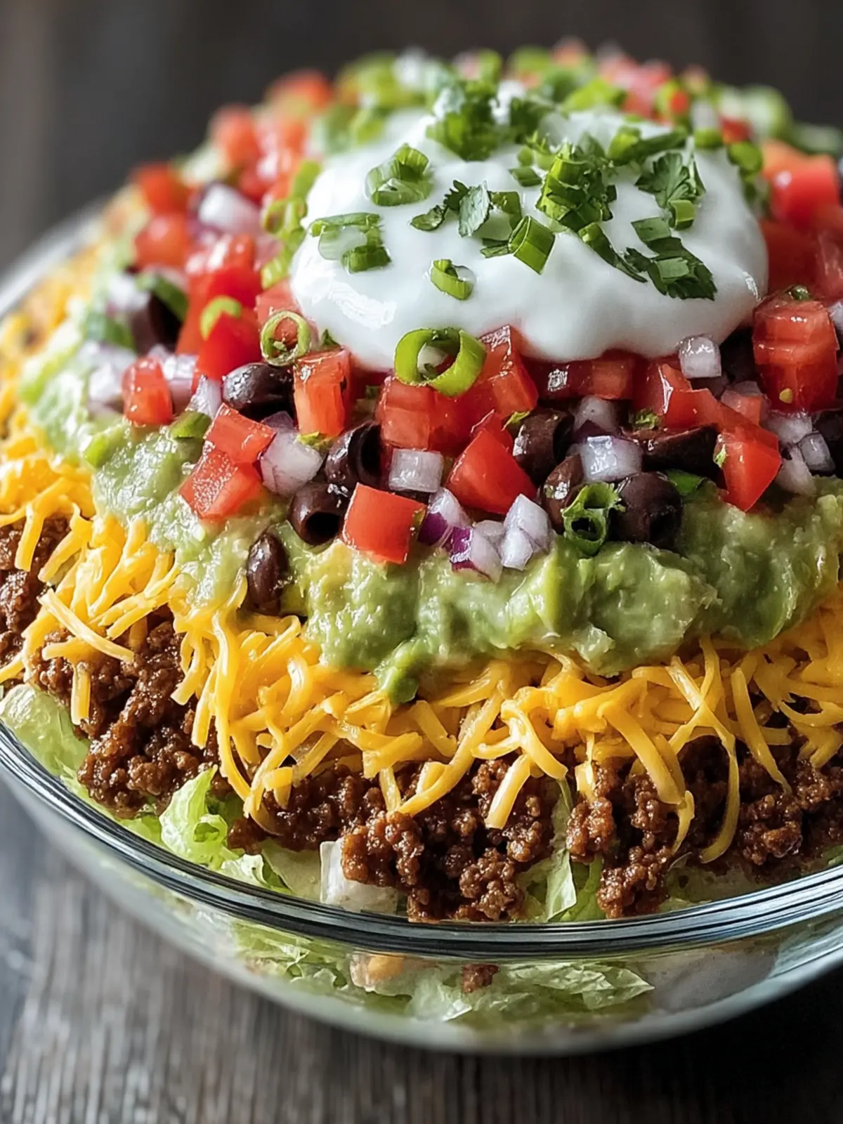 Mexican Layered Taco Salad First Image