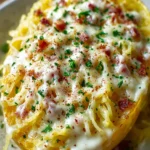 Spaghetti Squash Alfredo First Image