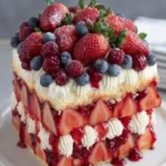 Mixed Berry Layered Cake First Image