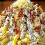 Creamy Chicken Bacon Pasta Dish First Image