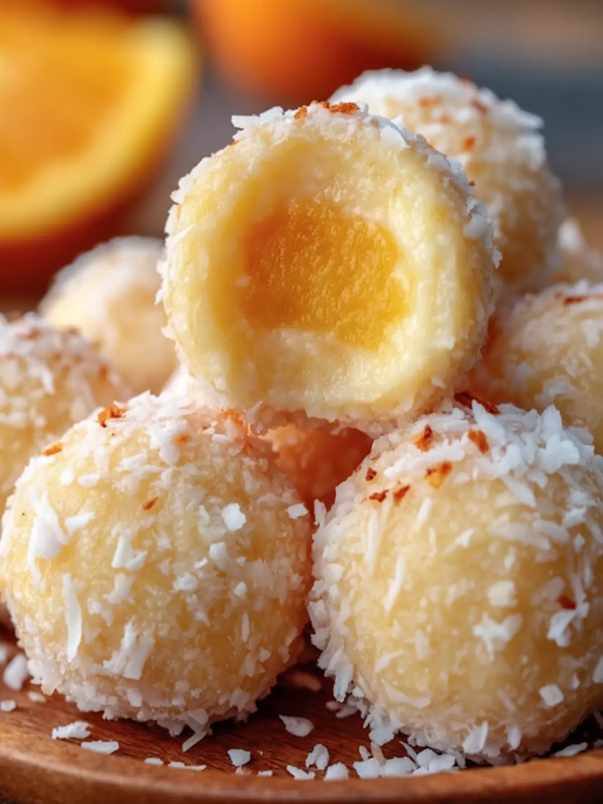 Orange Coconut Truffle Bites First Image