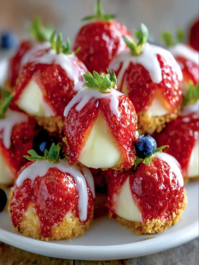 Strawberry Cheesecake Bites Delight First Image