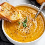 Butternut Squash Cheddar Soup (Slow Cooker or Stovetop) First Image