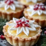 Festive Lemon Tartlets with Pomegranate First Image