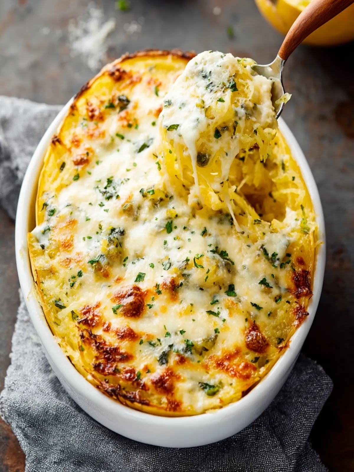 Baked Spaghetti Squash and Cheese First Image