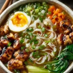Chicken Pho-Style Noodle Soup with Baby Bok Choy & Lemongrass First Image