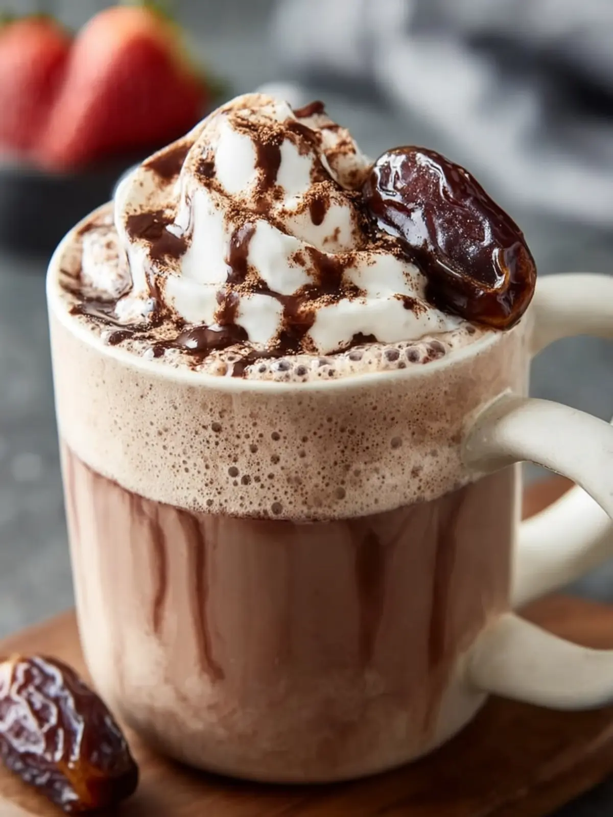 Chocolate Date Latte: A Naturally Sweet, Indulgent Drink Without Refined Sugar First Image