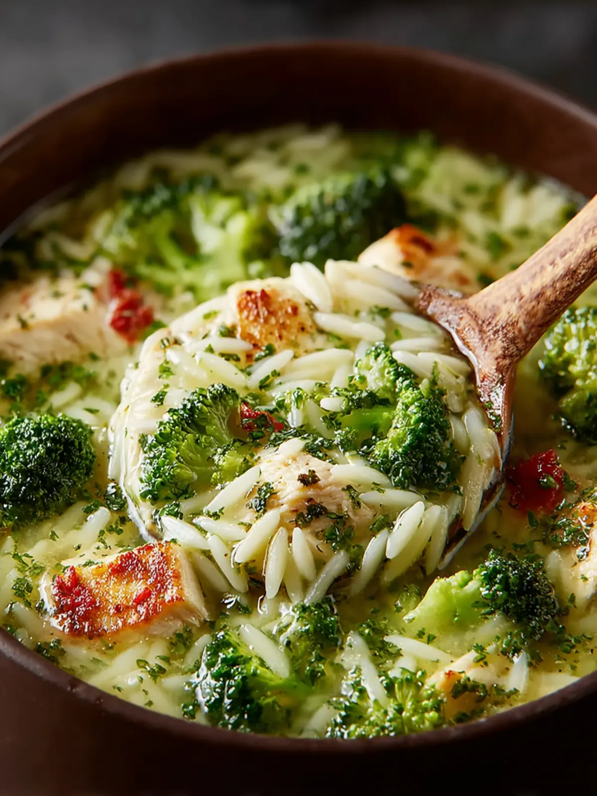 Broccoli Chicken Orzo Soup: A Cozy, Flavor-Packed Meal for Any Day First Image