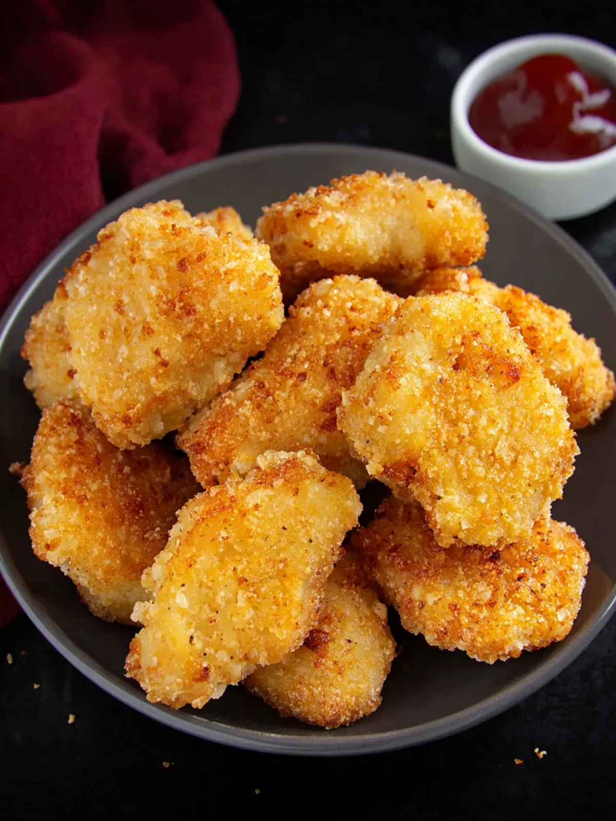 Air Fryer Frozen Chicken Nuggets First Image