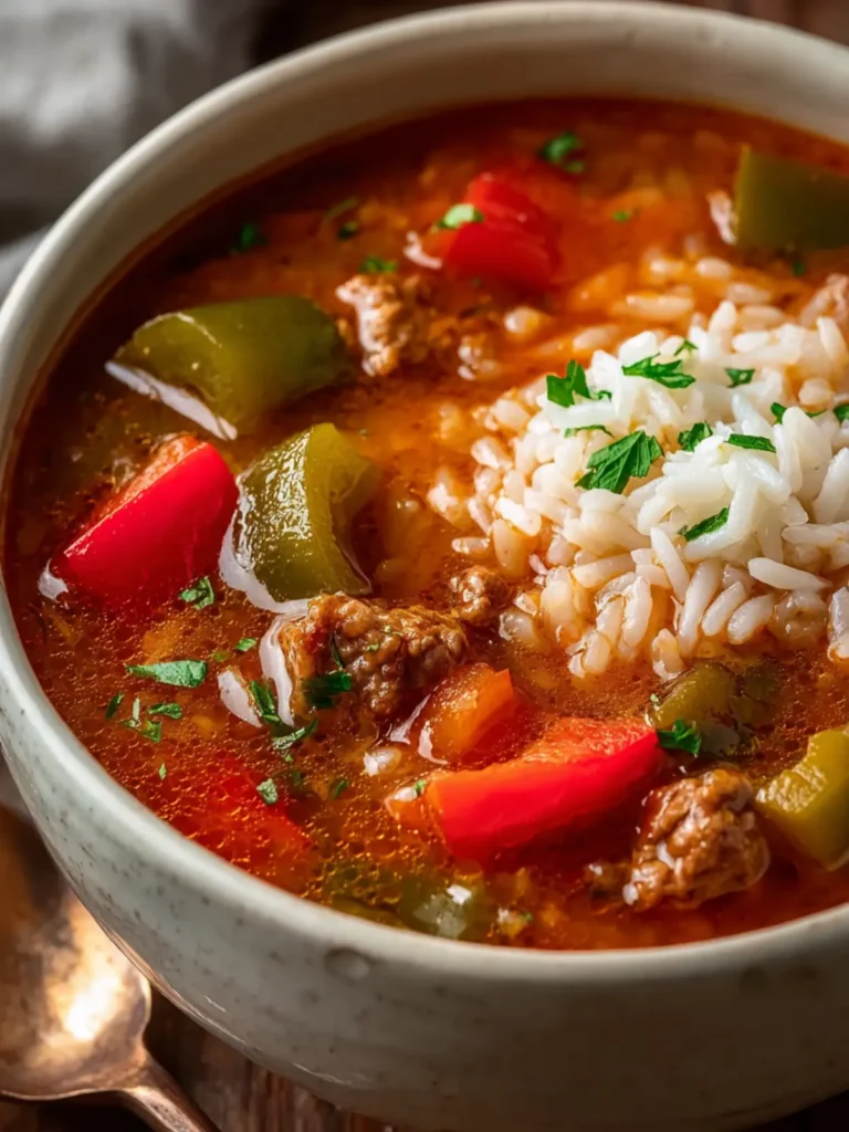 Delicious Crock Pot Stuffed Pepper Soup Recipe to Savor First Image