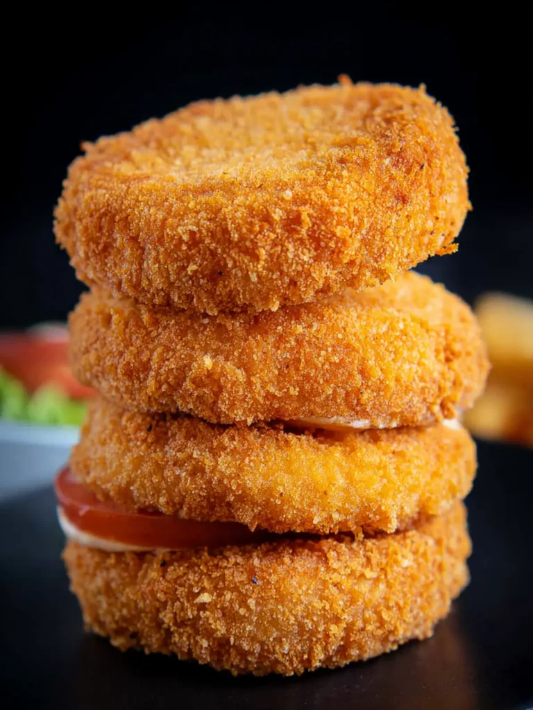 Frozen Breaded Chicken Patties in Air Fryer First Image