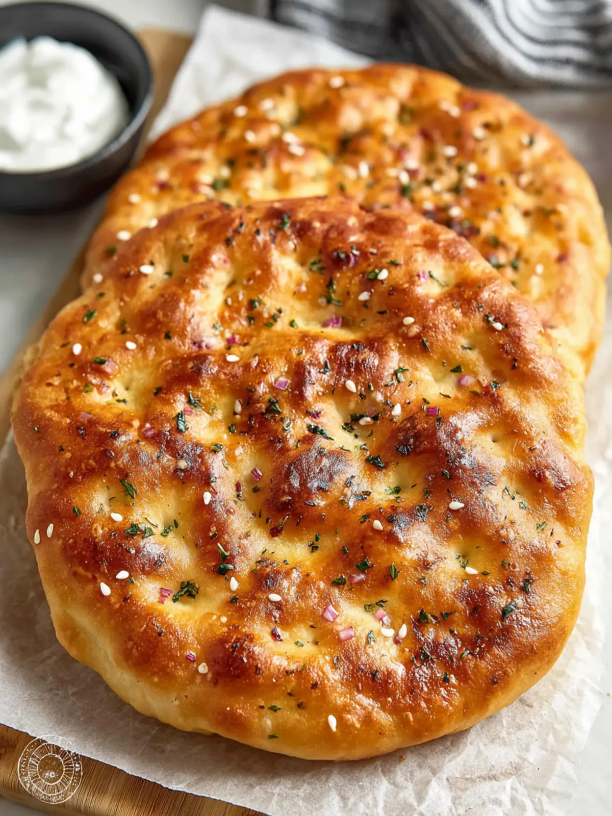 Turkish Ramadan Bread (Ramazan Pidesi) First Image