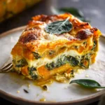 Vegetarian Pumpkin Spinach Lasagna – Easy Recipe First Image