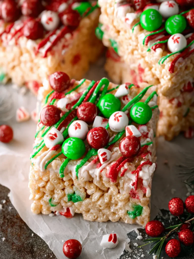 Christmas Rice Krispie Treats First Image