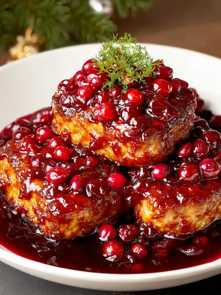 Irresistible Cranberry Glazed Tempeh Cutlets Recipe First Image