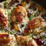 Easy Creamy Mushroom Chicken First Image