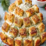 Christmas Tree Pull Apart Bread First Image