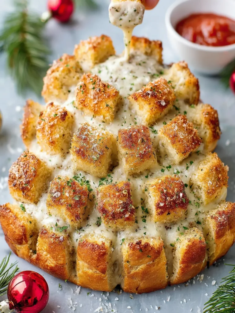 Christmas Tree Pull Apart Bread First Image