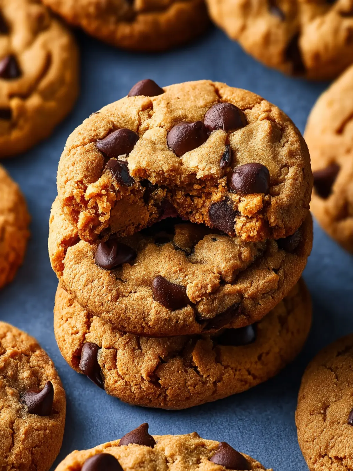 Peanut Butter Chocolate Chip Cookies Recipe First Image