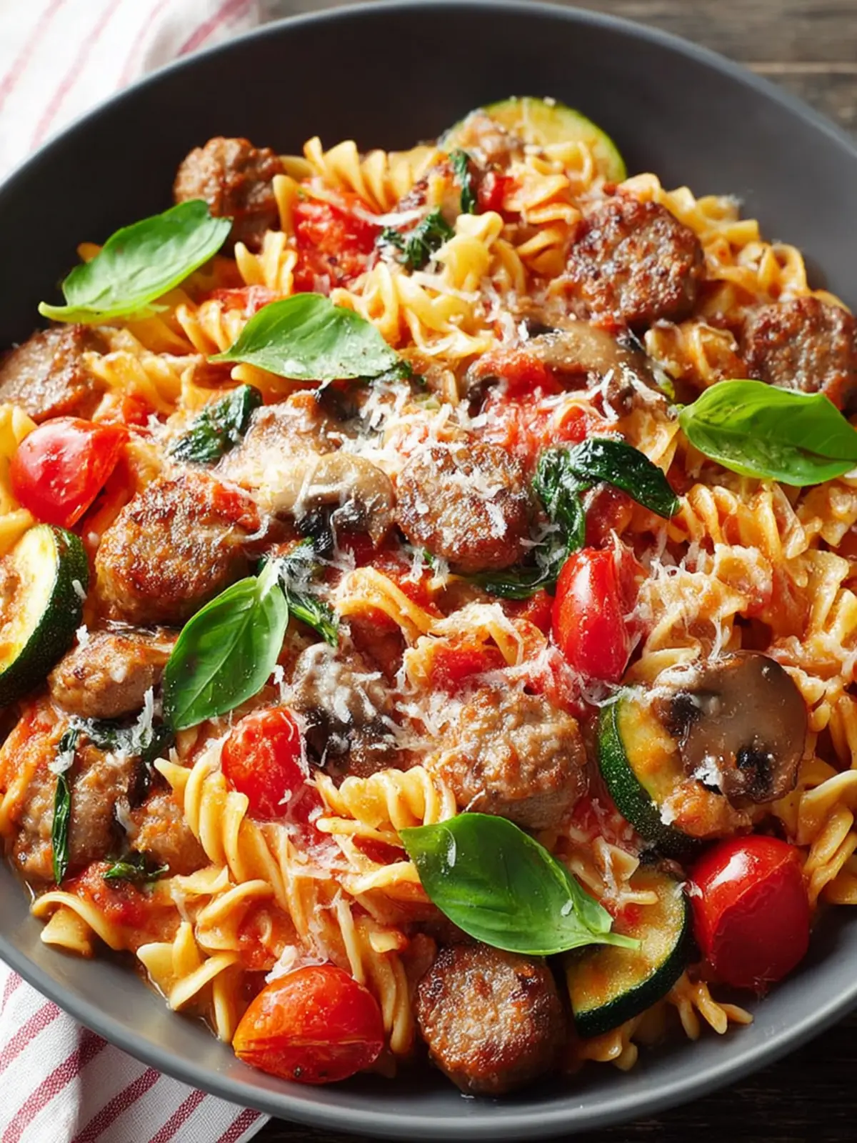 30-Minute Sausage & Vegetable Pasta: The Ultimate Weeknight Comfort Meal First Image