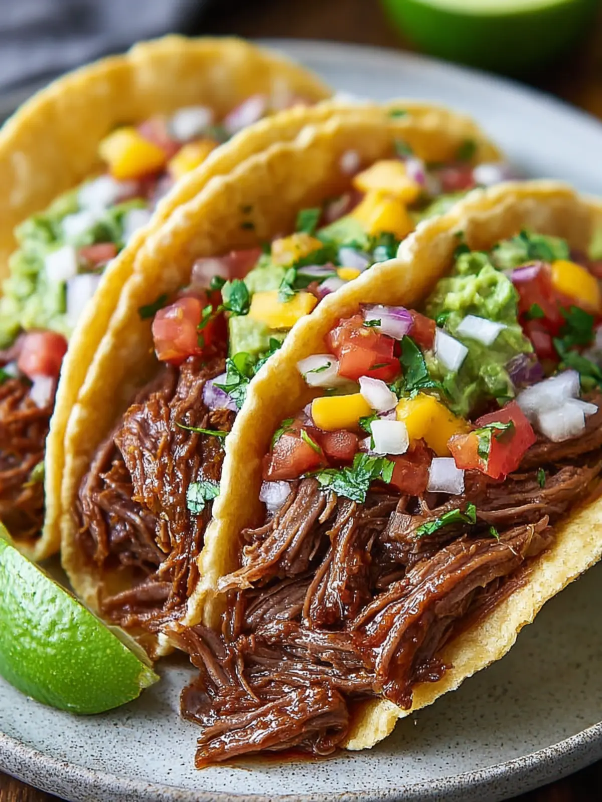 Mouthwatering Slow Cooker Beef Tacos Recipe for All First Image