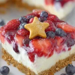 No Bake Summer Berry Pretzel Salad First Image