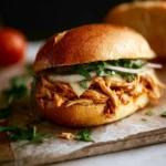 Slow Cooker Italian Chicken Sandwiches First Image