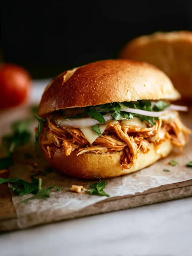 Slow Cooker Italian Chicken Sandwiches First Image
