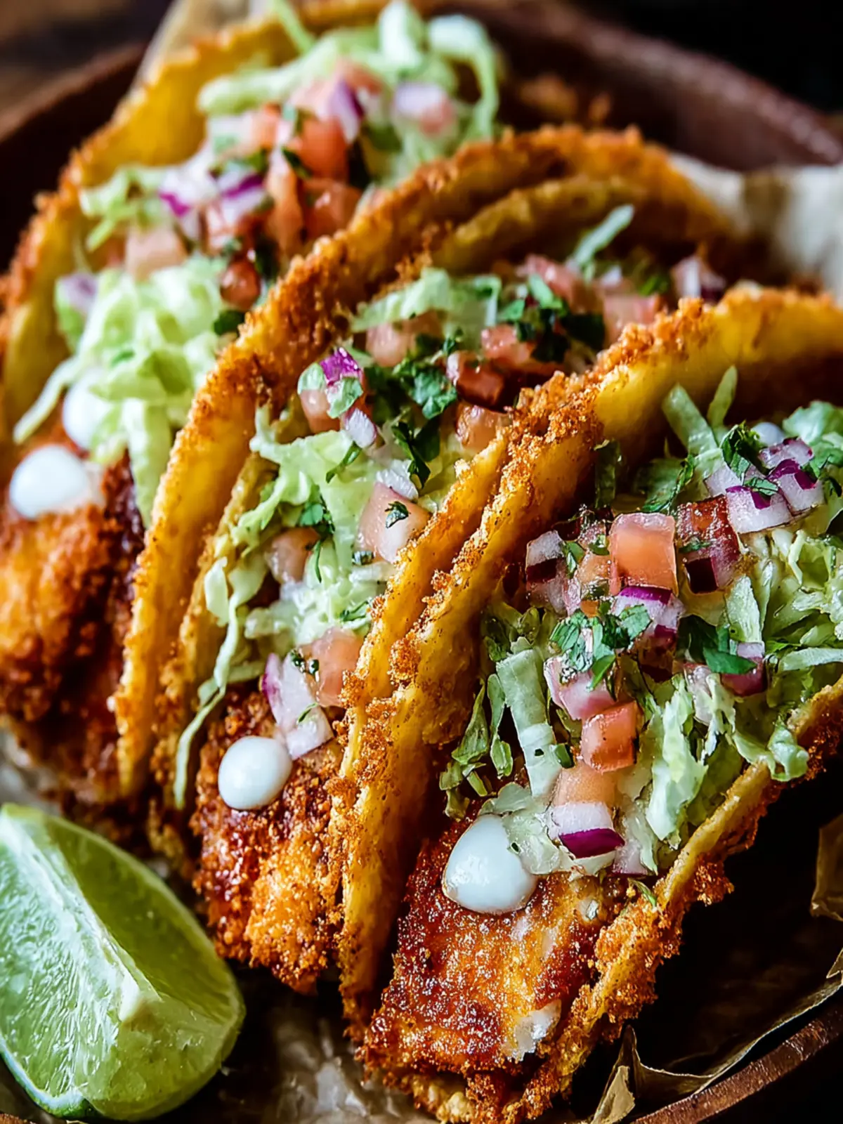 Crispy Baked Chicken Tacos – Irresistibly Crunchy Delight First Image