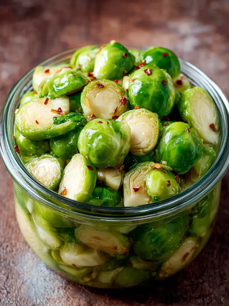 Quick Pickled Brussels Sprouts First Image