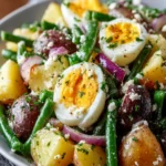 Potato and Green Bean Salad with Hard-Boiled Eggs: A Fresh and Satisfying Meal First Image