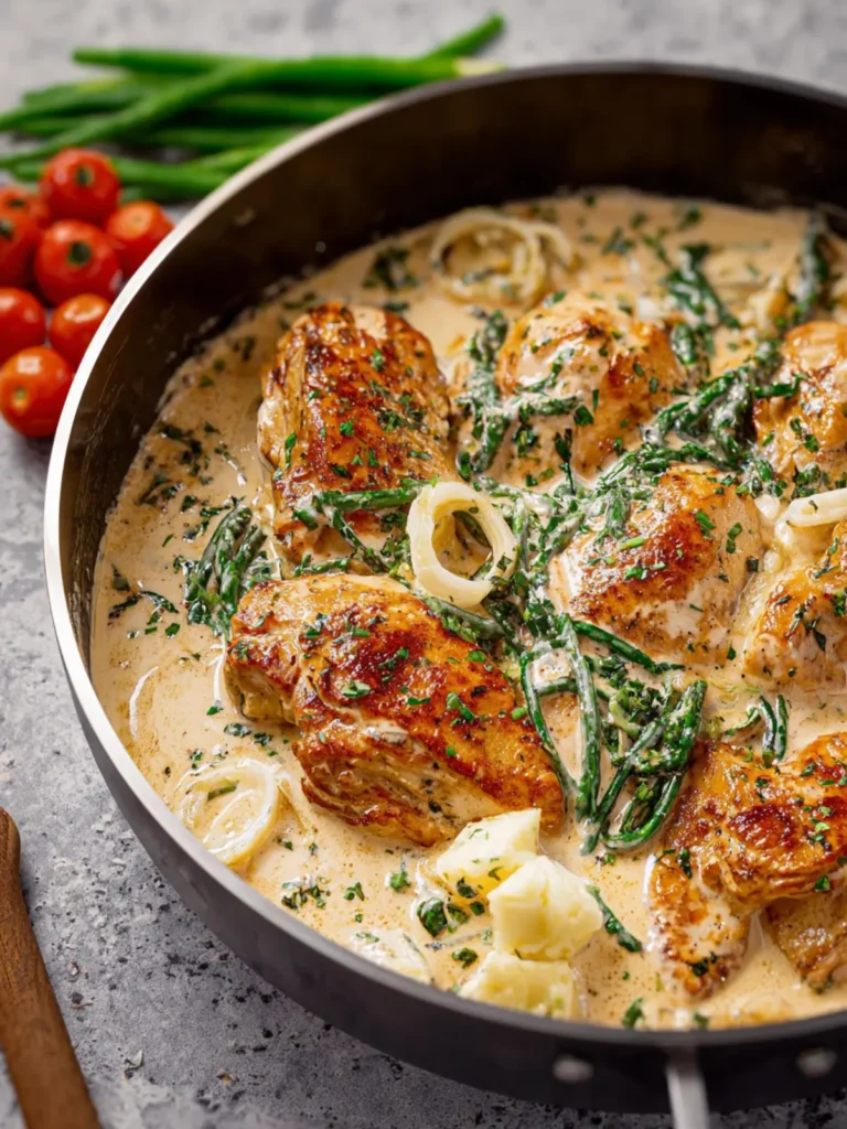 Creamy Boursin Chicken Skillet First Image