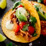 Crockpot Shredded Chicken Tacos First Image