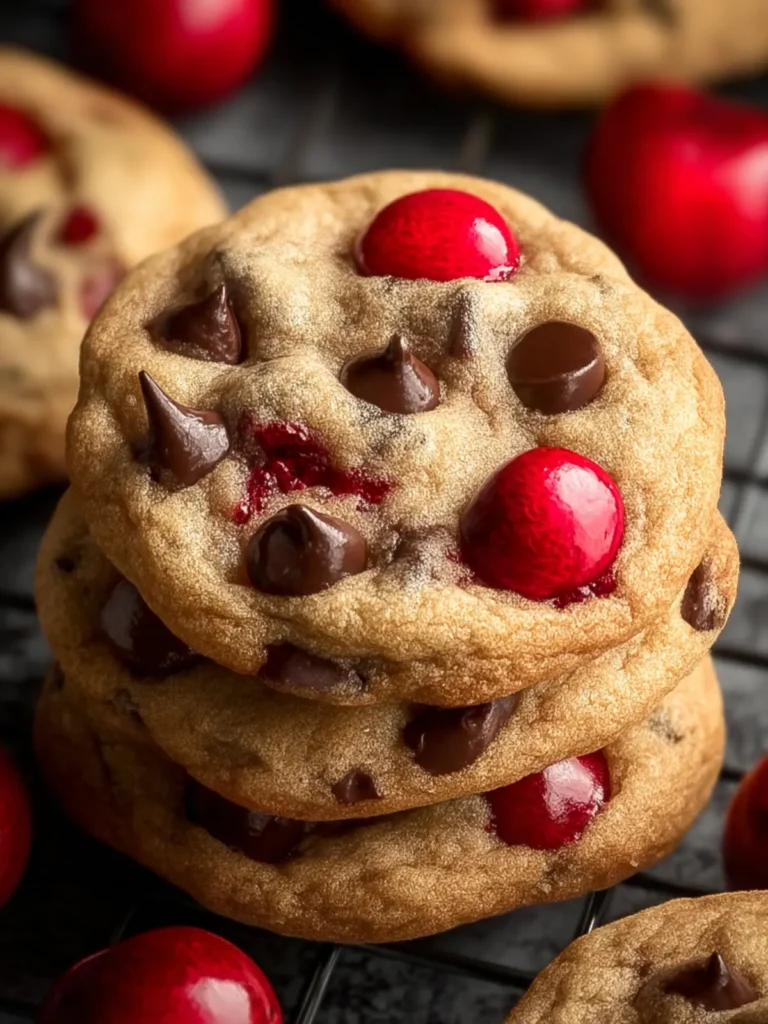 Irresistible Cherry Chocolate Chip Cookies Recipe First Image