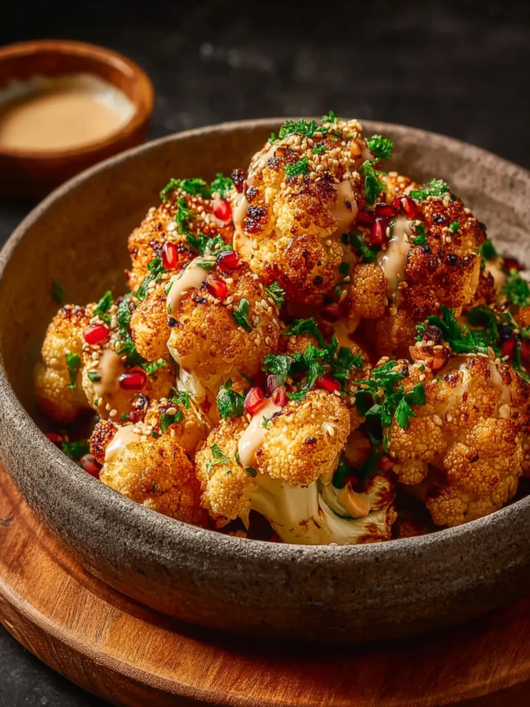Moroccan Cauliflower with Tahini-Honey First Image