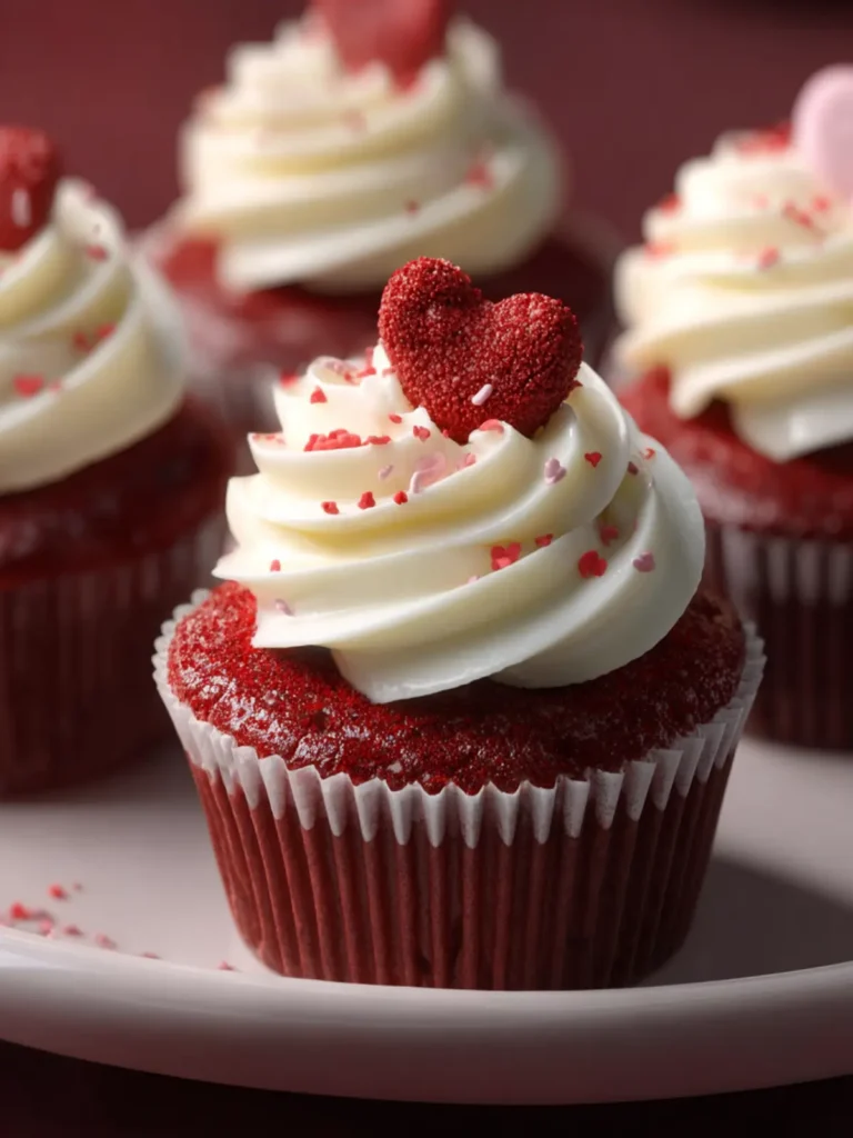Mini Red Velvet Cupcakes First Image