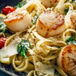 Scallop Pasta with Lemon & Herbs First Image