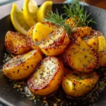 Simple Crispy Greek Lemon Potatoes First Image