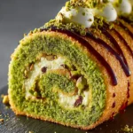 Pistachio Roll Cake First Image