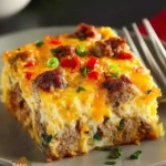 Sausage, Egg And Hash Brown Breakfast Casserole First Image