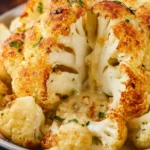Cheesy Roasted Cauliflower Recipe First Image