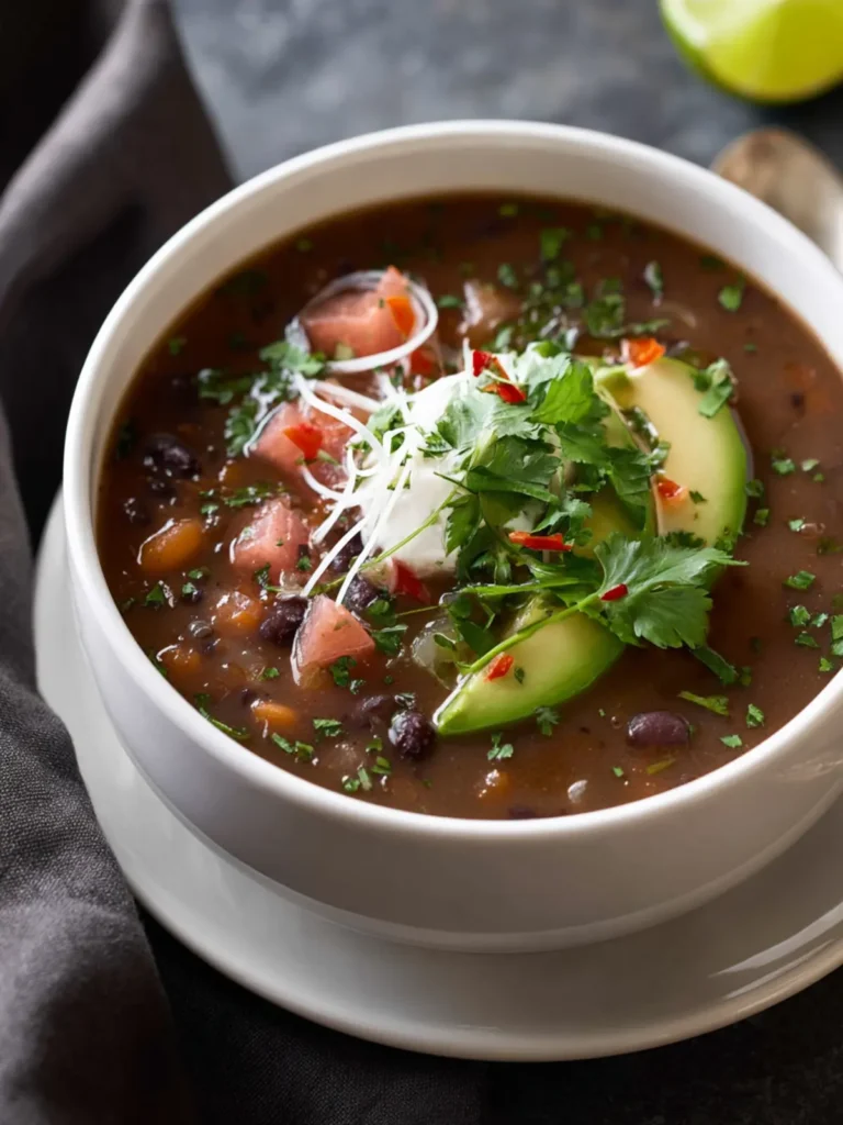 Black Bean and Ham Soup First Image