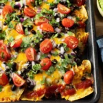 Baked Sheet Pan Nachos First Image