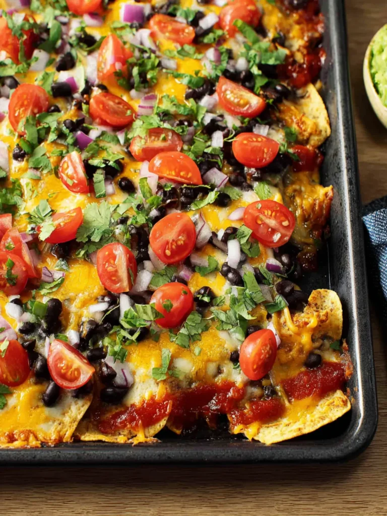 Baked Sheet Pan Nachos First Image